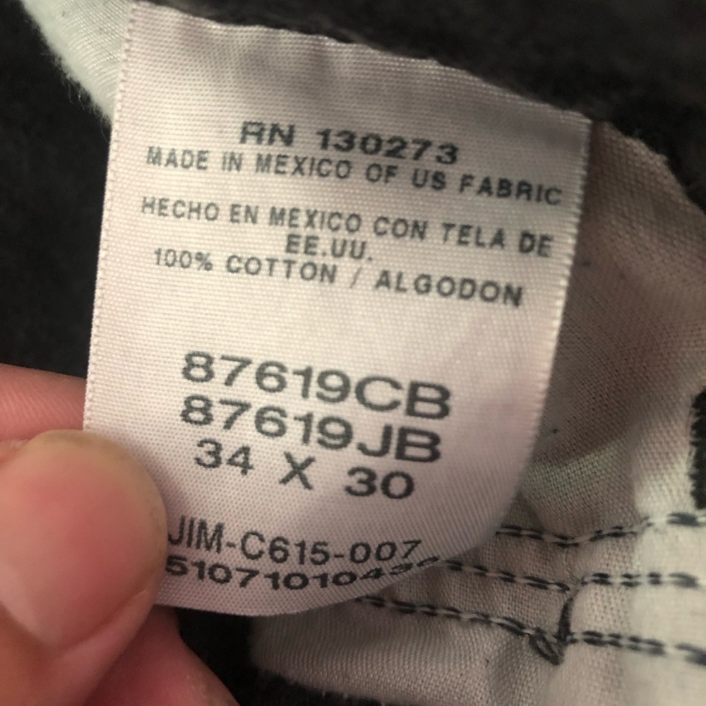 USED (Mens) 34x30 Rustler Pants - Picture 2 of 4